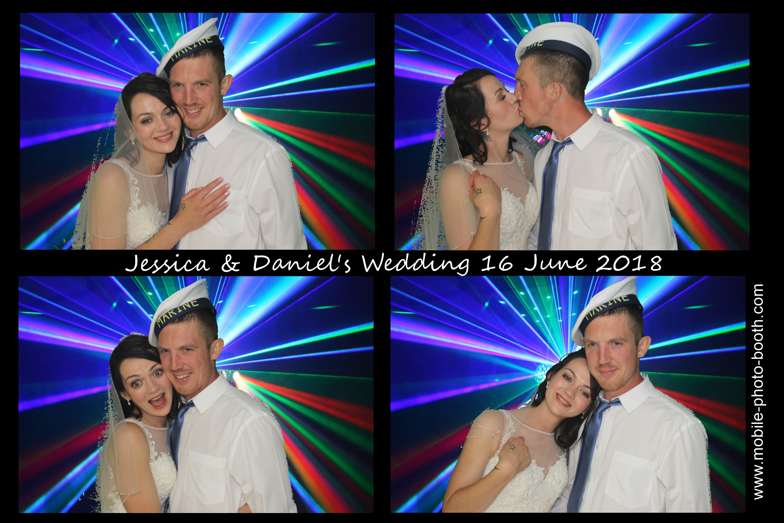 Jessica & Daniel | View more photos from the event at images.mobile-photo-booth.com/u/MobilePhotoBoothUK/Jessica-Daniel